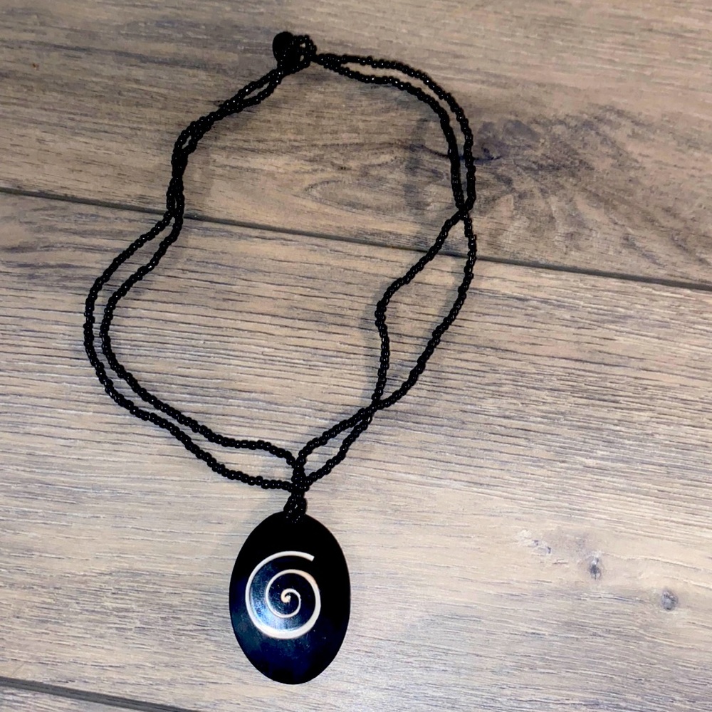 Hand made choker necklace in Hawaii looks like one in the Disney movie Moana